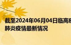 截至2024年06月04日临高疫情最新消息-临高新型冠状病毒肺炎疫情最新情况