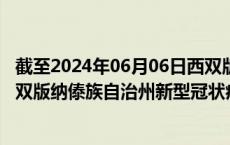 截至2024年06月06日西双版纳傣族自治州疫情最新消息-西双版纳傣族自治州新型冠状病毒肺炎疫情最新情况