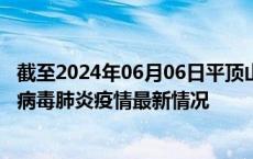 截至2024年06月06日平顶山疫情最新消息-平顶山新型冠状病毒肺炎疫情最新情况