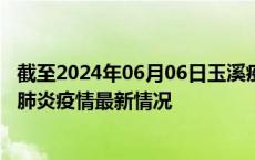 截至2024年06月06日玉溪疫情最新消息-玉溪新型冠状病毒肺炎疫情最新情况