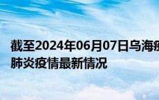 截至2024年06月07日乌海疫情最新消息-乌海新型冠状病毒肺炎疫情最新情况