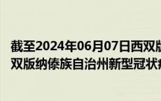 截至2024年06月07日西双版纳傣族自治州疫情最新消息-西双版纳傣族自治州新型冠状病毒肺炎疫情最新情况
