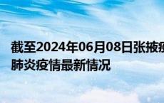 截至2024年06月08日张掖疫情最新消息-张掖新型冠状病毒肺炎疫情最新情况