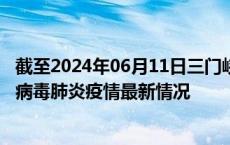 截至2024年06月11日三门峡疫情最新消息-三门峡新型冠状病毒肺炎疫情最新情况