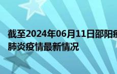 截至2024年06月11日邵阳疫情最新消息-邵阳新型冠状病毒肺炎疫情最新情况