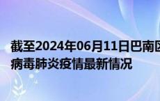 截至2024年06月11日巴南区疫情最新消息-巴南区新型冠状病毒肺炎疫情最新情况