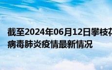 截至2024年06月12日攀枝花疫情最新消息-攀枝花新型冠状病毒肺炎疫情最新情况