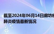 截至2024年06月14日廊坊疫情最新消息-廊坊新型冠状病毒肺炎疫情最新情况