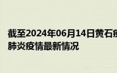 截至2024年06月14日黄石疫情最新消息-黄石新型冠状病毒肺炎疫情最新情况
