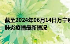 截至2024年06月14日万宁疫情最新消息-万宁新型冠状病毒肺炎疫情最新情况
