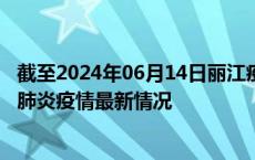 截至2024年06月14日丽江疫情最新消息-丽江新型冠状病毒肺炎疫情最新情况