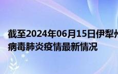 截至2024年06月15日伊犁州疫情最新消息-伊犁州新型冠状病毒肺炎疫情最新情况