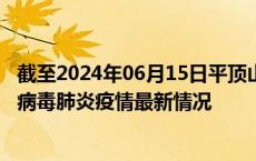 截至2024年06月15日平顶山疫情最新消息-平顶山新型冠状病毒肺炎疫情最新情况