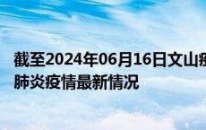 截至2024年06月16日文山疫情最新消息-文山新型冠状病毒肺炎疫情最新情况