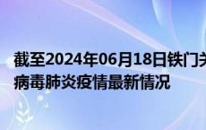 截至2024年06月18日铁门关疫情最新消息-铁门关新型冠状病毒肺炎疫情最新情况