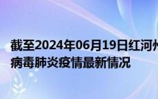 截至2024年06月19日红河州疫情最新消息-红河州新型冠状病毒肺炎疫情最新情况