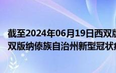 截至2024年06月19日西双版纳傣族自治州疫情最新消息-西双版纳傣族自治州新型冠状病毒肺炎疫情最新情况